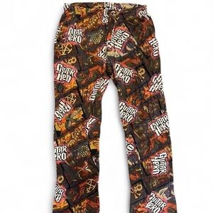 Vintage Guitar Hero All‎ Over Print Cotton Lounge Pajama Pants